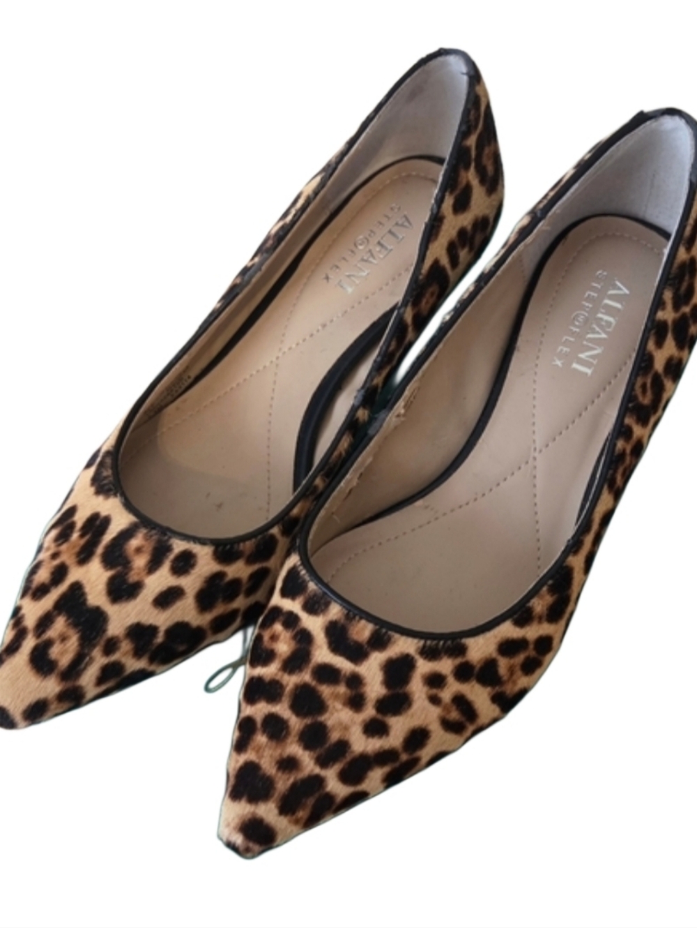 ALFANI Cheetah Small Heeled Pumps - NEW